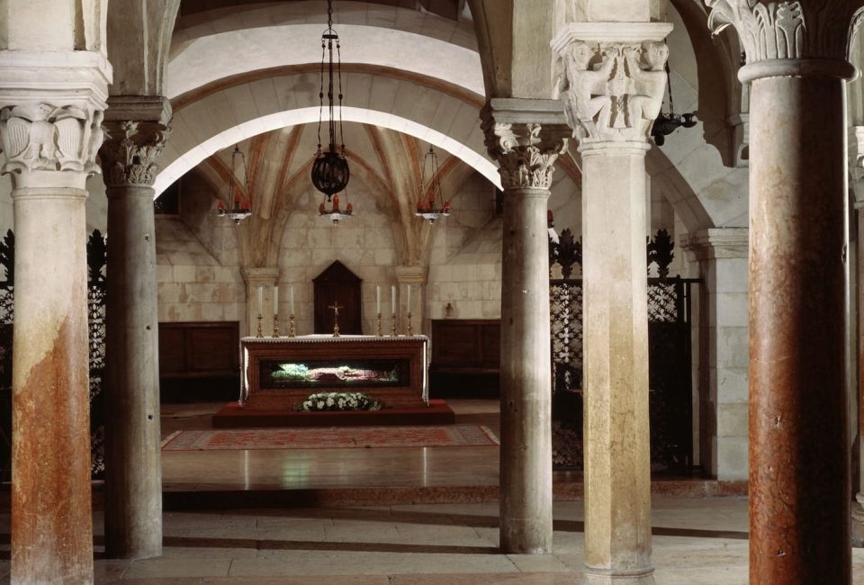 La cripta della Basilica di San Zeno